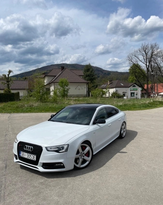 Audi A5 cena 69999 przebieg: 146000, rok produkcji 2013 z Wągrowiec małe 301